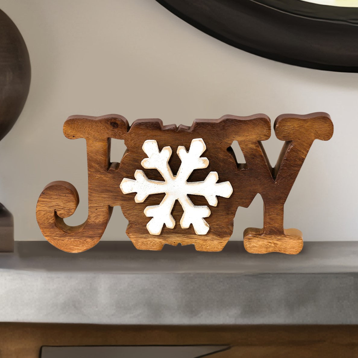 Joy Handmade Wooden Sculpture