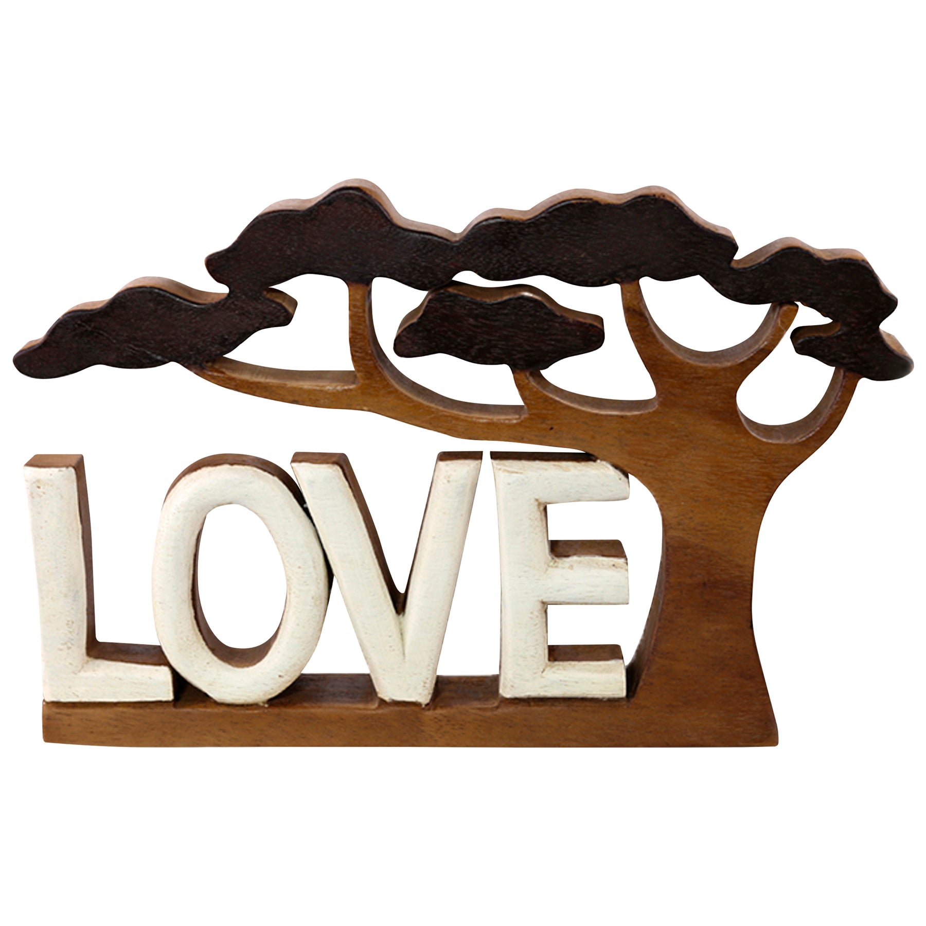 Love Handmade Wooden Sculpture