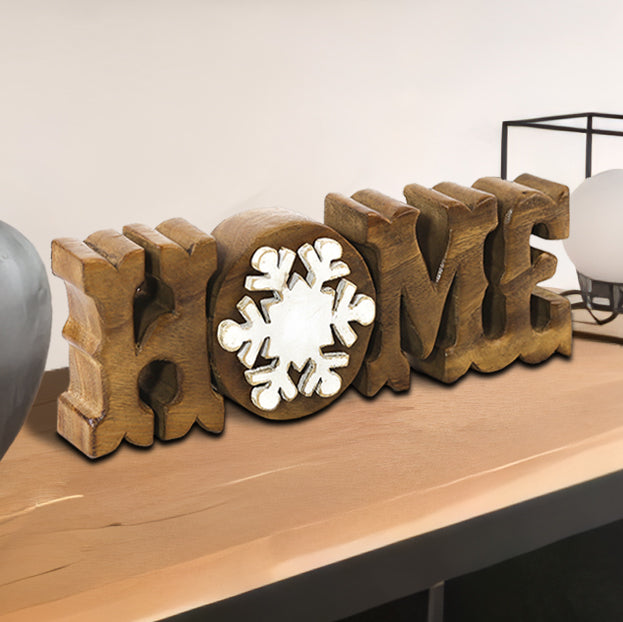 Home Handmade Wooden Sculpture