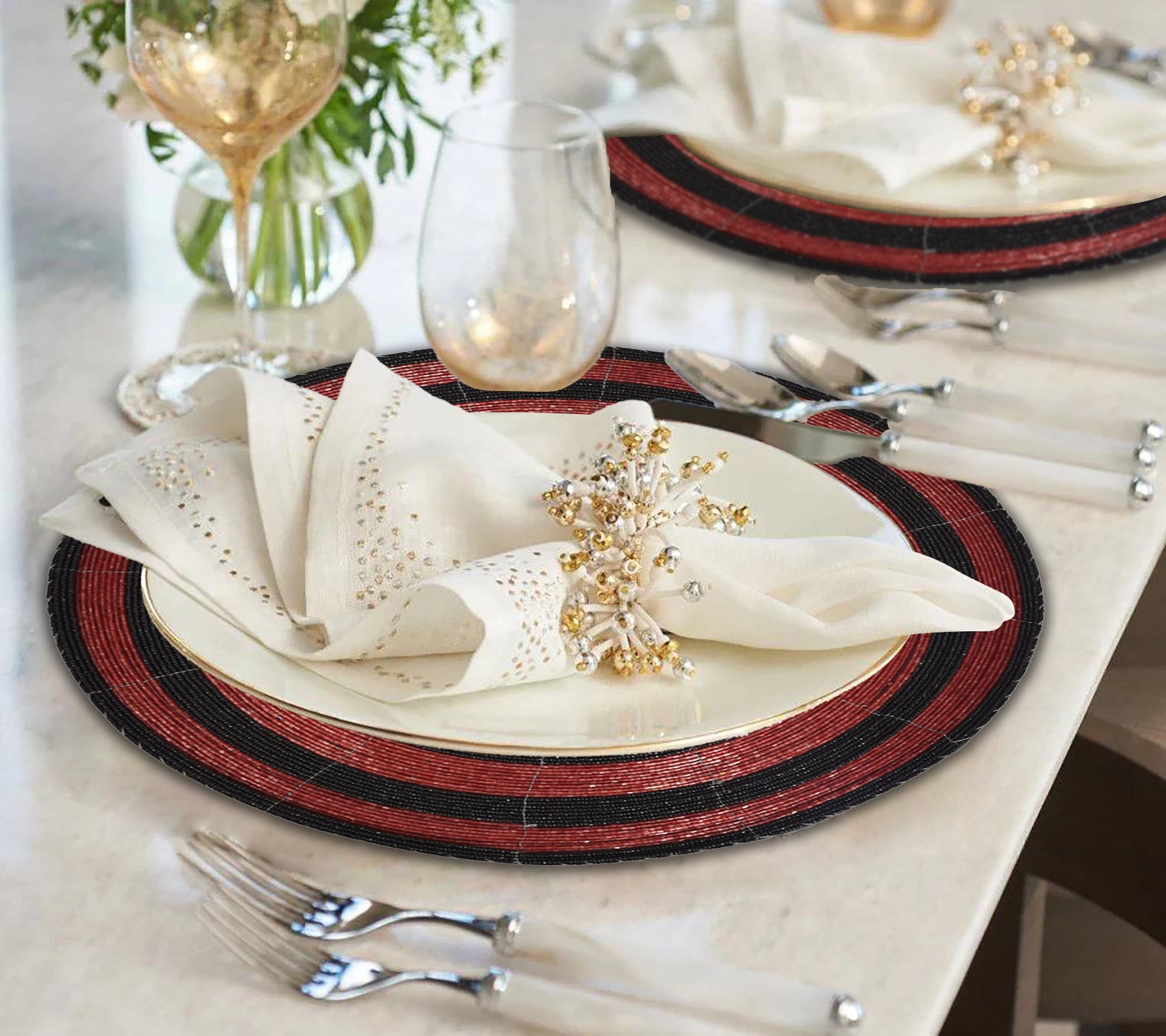 The Charlier Beaded Placemats