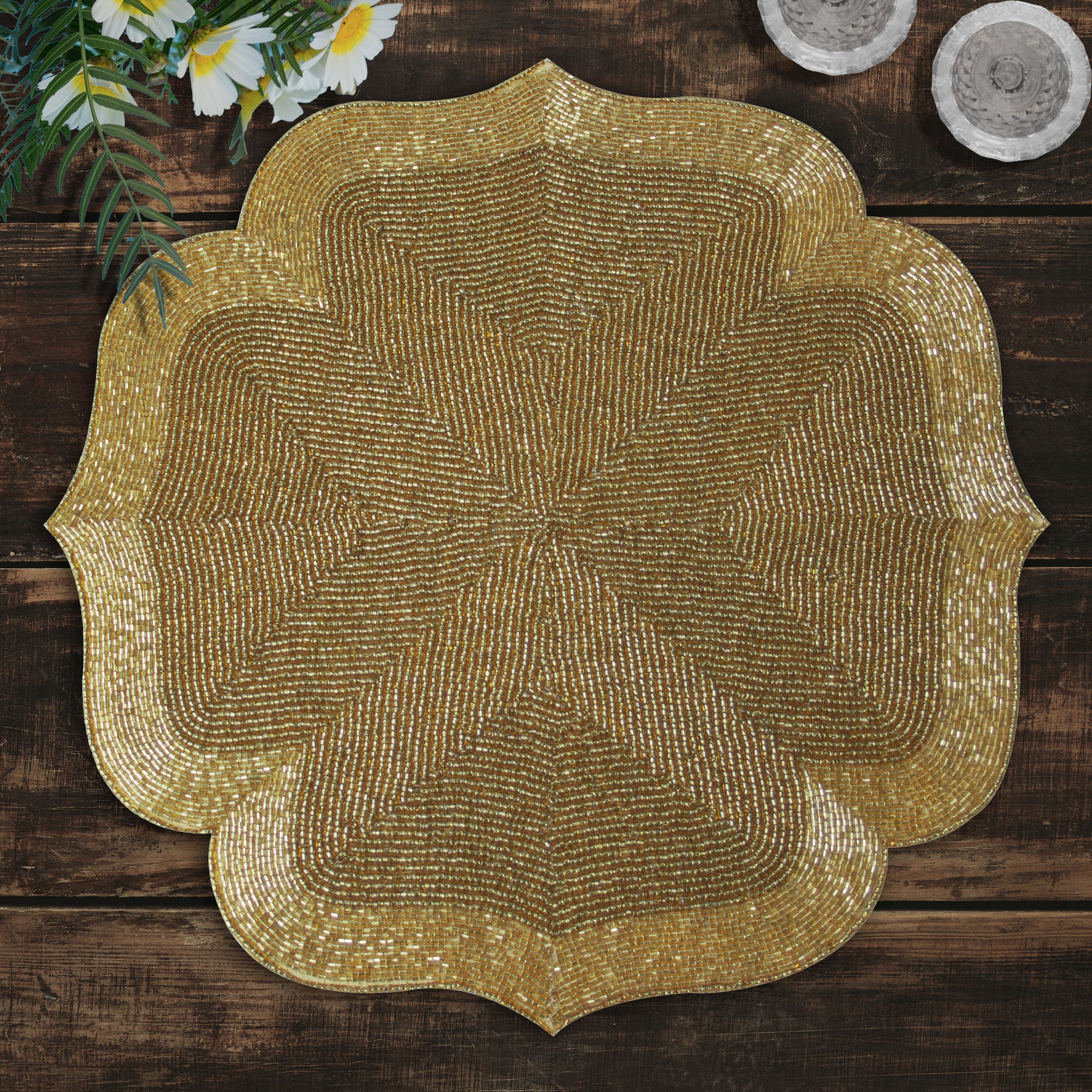 The Eira Beaded Placemats