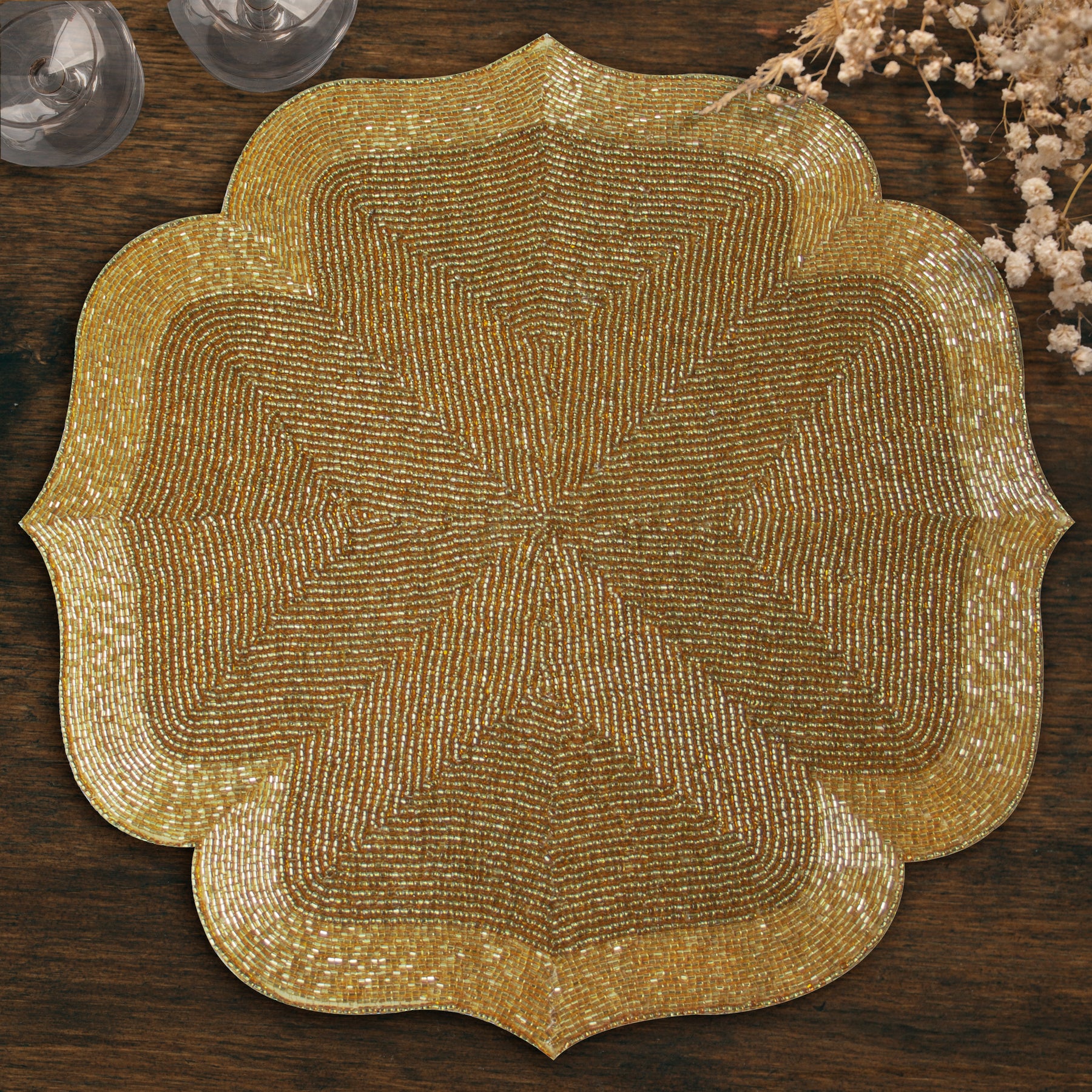 The Eira Beaded Placemats