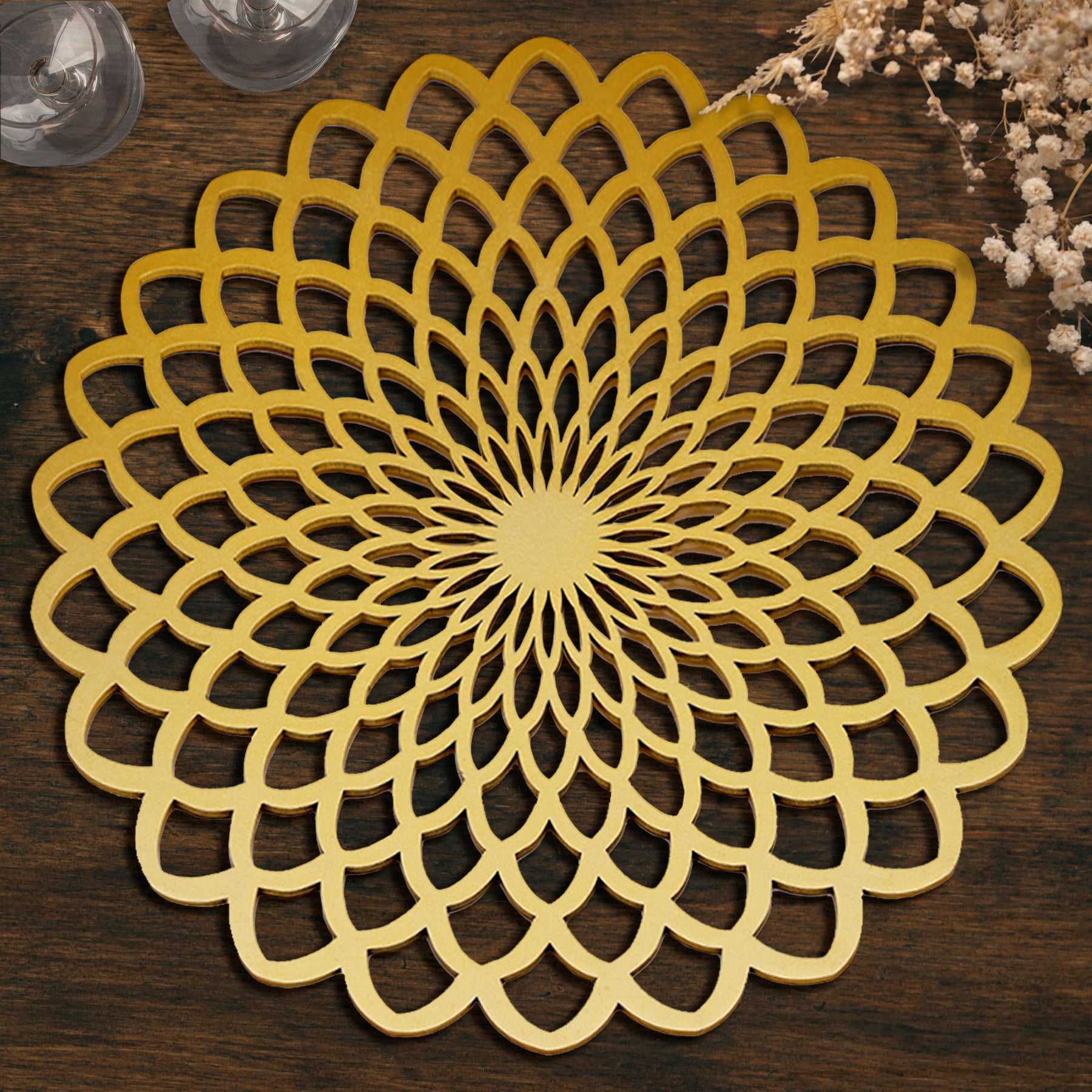 Wooden Trivet Placemats