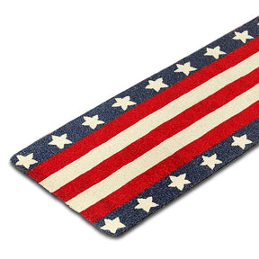 USA Flag Beaded Table Runner