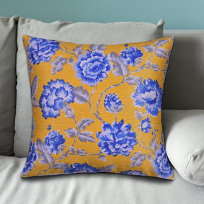 Floral Printed Throw Pillow Covers - 20 x 20 Inches - Decozen