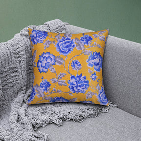 Floral Printed Throw Pillow Covers - 20 x 20 Inches - Decozen