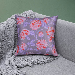 Floral Printed Throw Pillow Covers - 20 x 20 Inches - Decozen