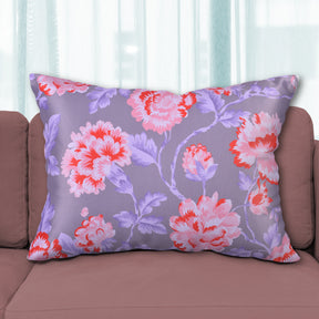 Floral Printed Throw Pillow Covers - 14 x 20 Inches - Decozen