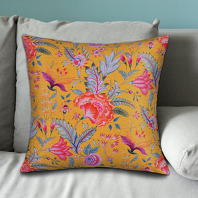 Floral Printed Throw Pillow Covers - 20 x 20 Inches - Decozen