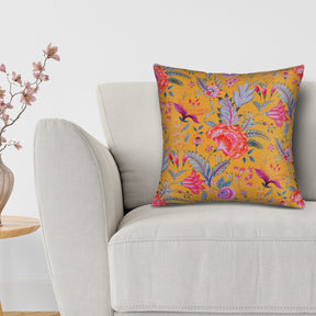 Floral Printed Throw Pillow Covers - 20 x 20 Inches - Decozen