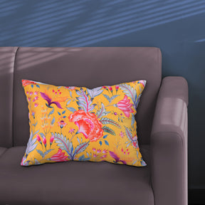 Floral Printed Throw Pillow Covers - 14 x 20 Inches - Decozen