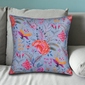 Floral Printed Throw Pillow Covers - 20 x 20 Inches - Decozen