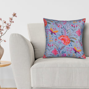 Floral Printed Throw Pillow Covers - 20 x 20 Inches - Decozen