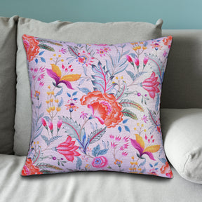 Floral Printed Throw Pillow Covers - 20 x 20 Inches - Decozen