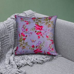 Floral Printed Throw Pillow Covers - 20 x 20 Inches - Decozen