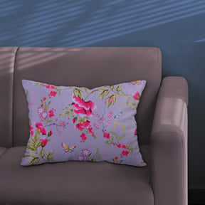 Floral Printed Throw Pillow Covers - 14 x 20 Inches - Decozen