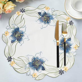 Ivory Table Doilies - Cedrick Collection - Decozen