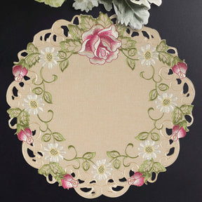 Beige Table Cover - Docia Collection - Decozen