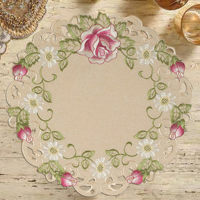 Beige Table Cover - Docia Collection - Decozen