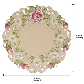 Beige Table Runner - Docia Collection - Decozen