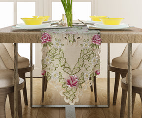 Beige Table Cover - Docia Collection - Decozen