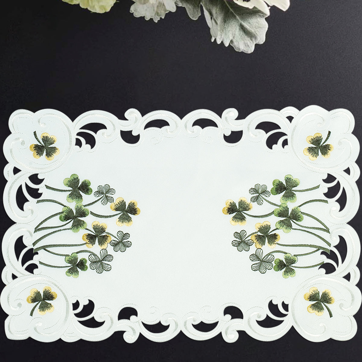 Ivory Table Doilies - Clem Collection - Decozen