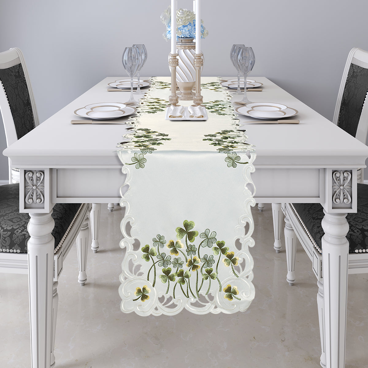 Ivory Table Doilies - Clem Collection - Decozen