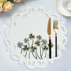 Ivory Table Doilies - Clem Collection - Decozen