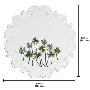 Ivory Table Doilies - Clem Collection - Decozen