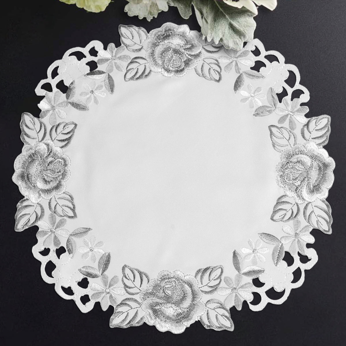 Ivory Table Doilies - Alois Collection - Decozen