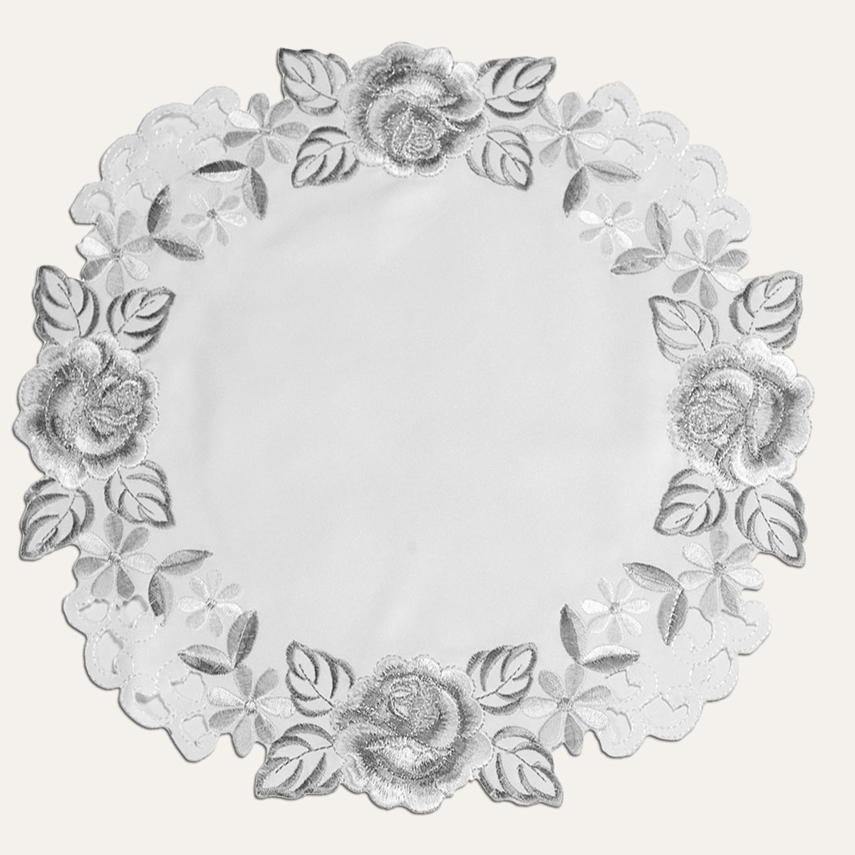 Ivory Table Doilies - Alois Collection - Decozen