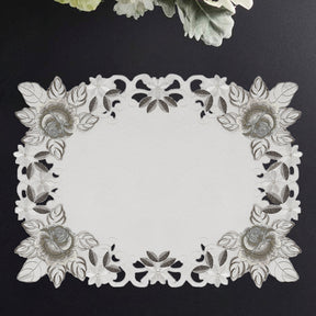 Ivory Table Doilies - Alois Collection - Decozen