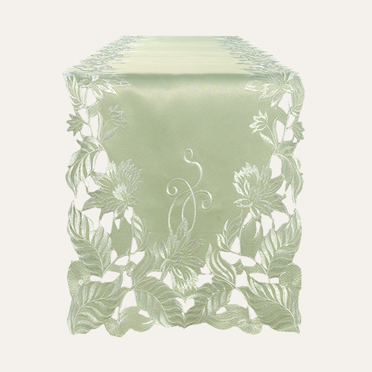 Light Green Table Runner - Daulton Collection - Decozen