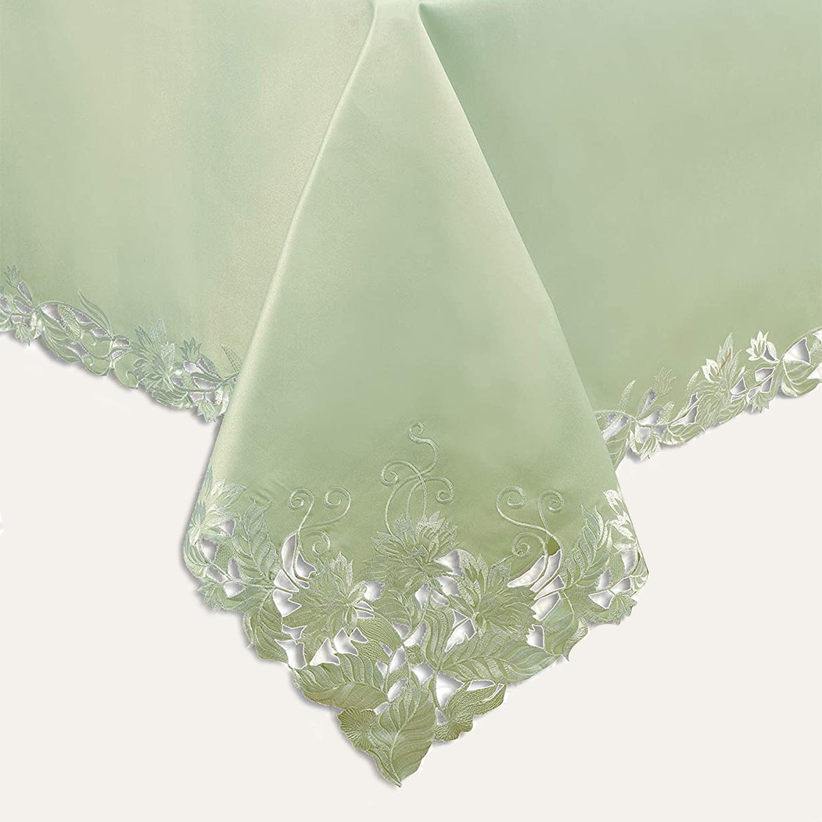 Light Green Table Cover - Daulton Collection - Decozen