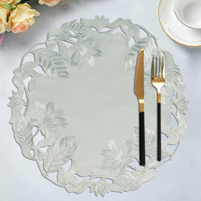 Light Gray Table Doilies - Corda Collection - Decozen