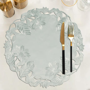 Light Gray Table Doilies - Corda Collection - Decozen