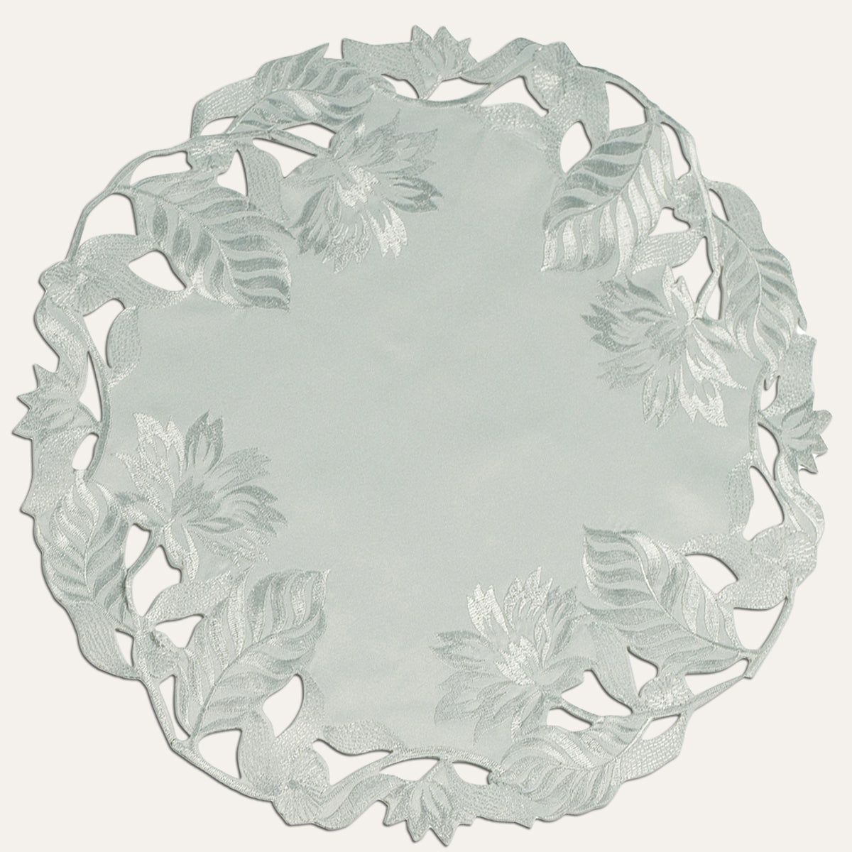 Light Gray Table Doilies - Corda Collection - Decozen