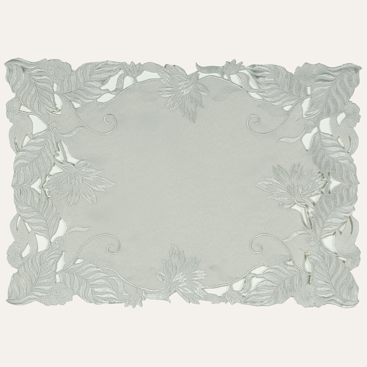 Light Gray Table Doilies - Corda Collection - Decozen