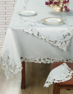 Light Gray Table Doilies - Corda Collection - Decozen