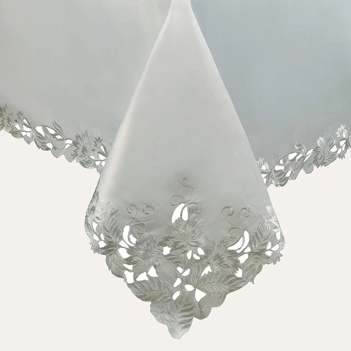 Light Gray Table Cover - Corda Collection - Decozen