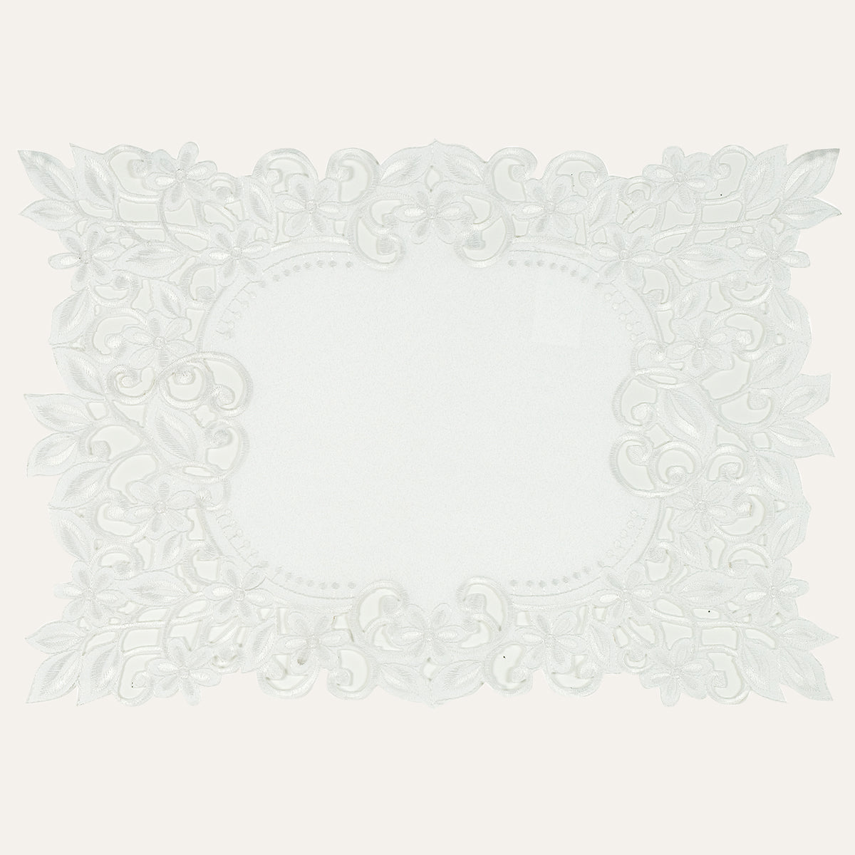 White Table Doilies - Darvin Collection