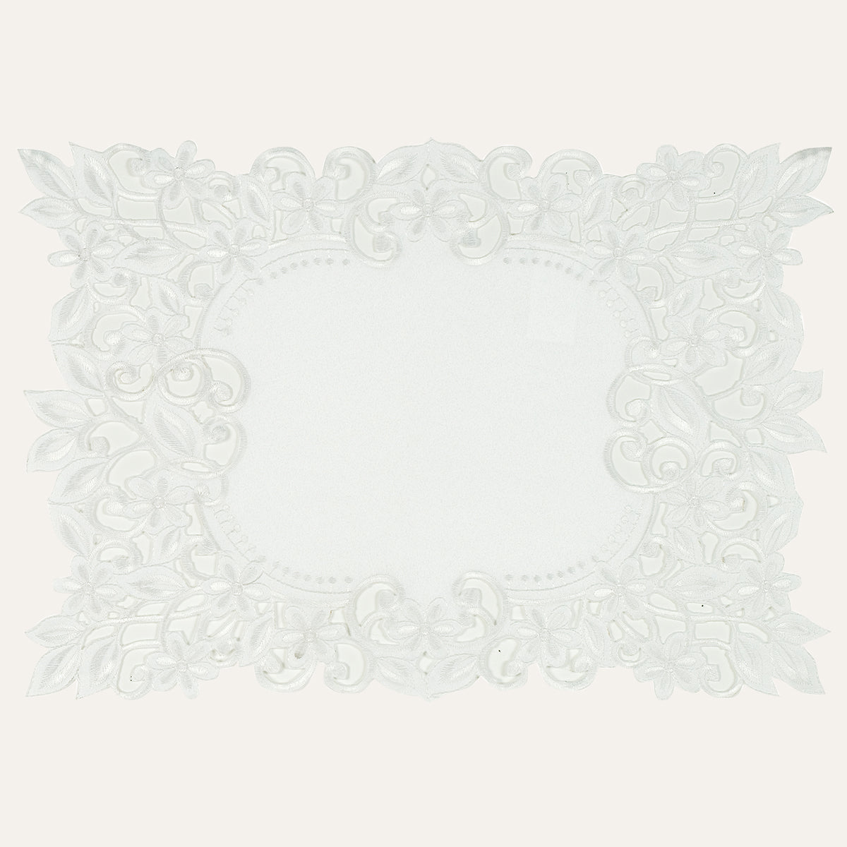 White Table Placemats - Darvin Collection