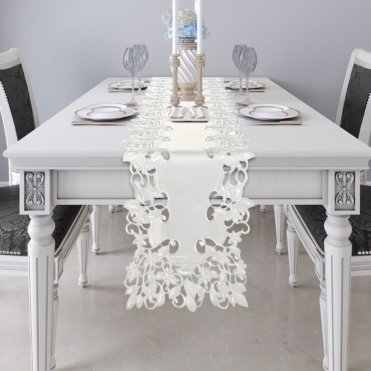 White Table Doilies - Darvin Collection