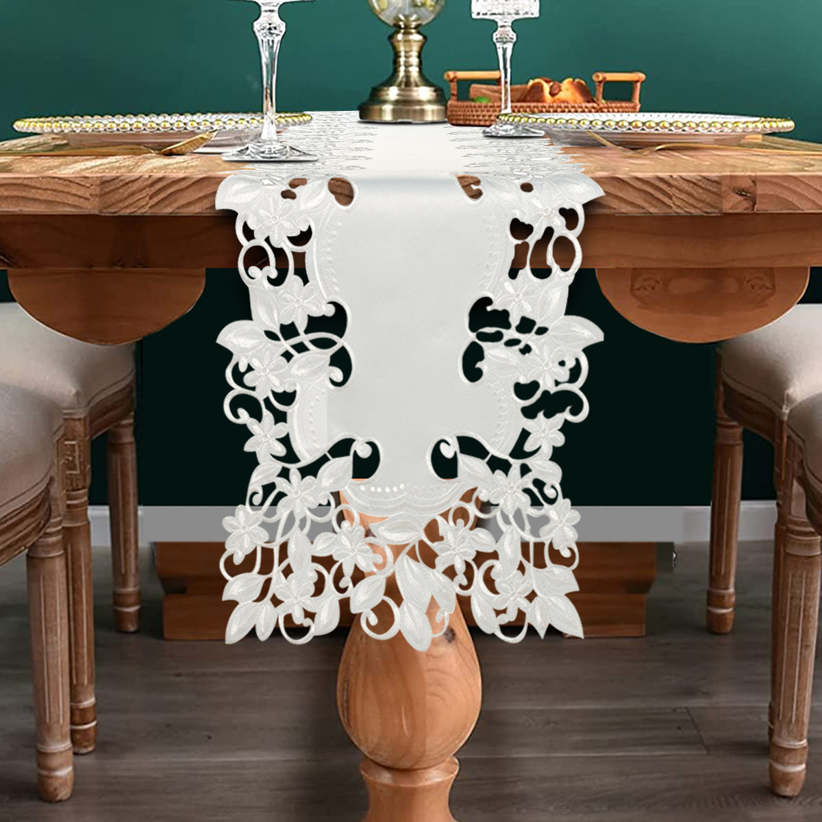 White Table Doilies - Darvin Collection