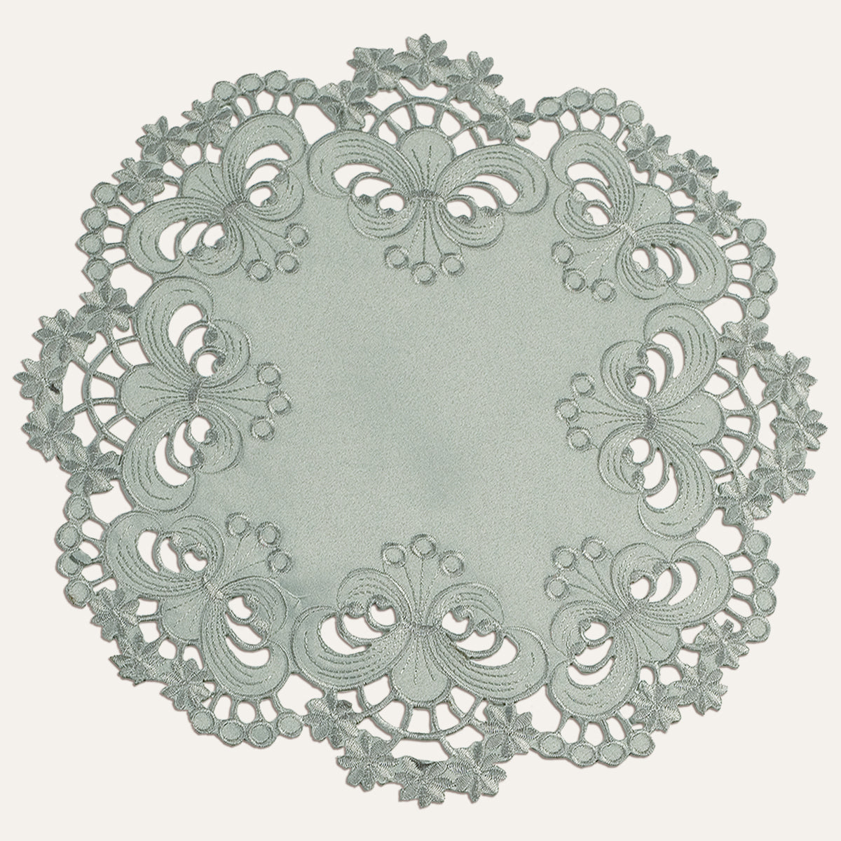 Gray Table Cover - Creola Collection - Decozen