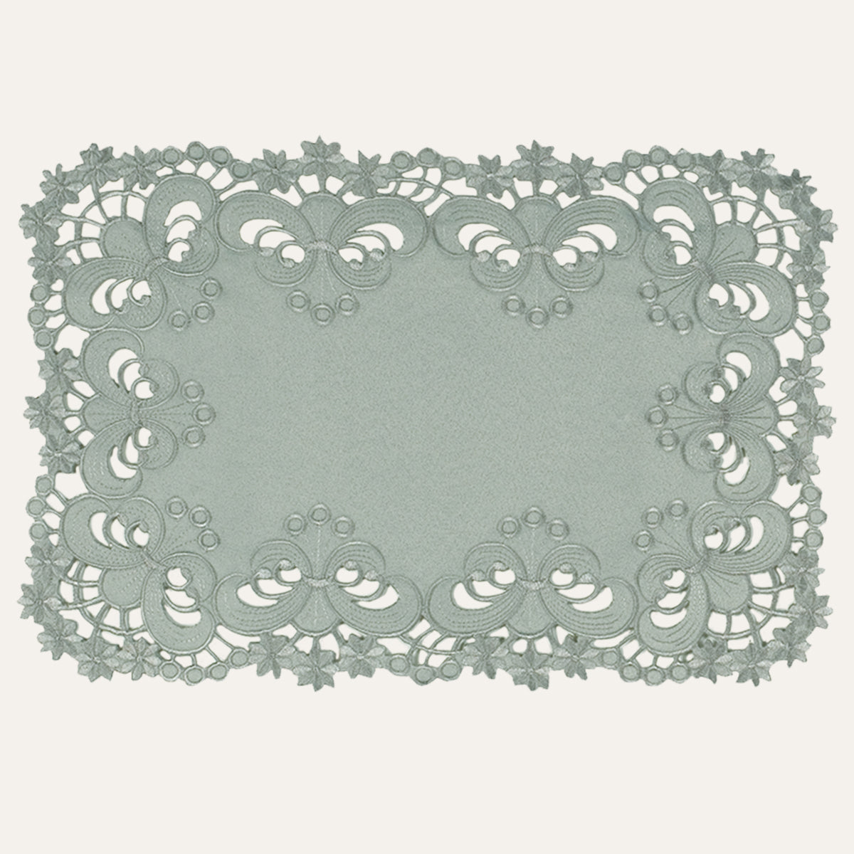 Gray Table Cover - Creola Collection - Decozen