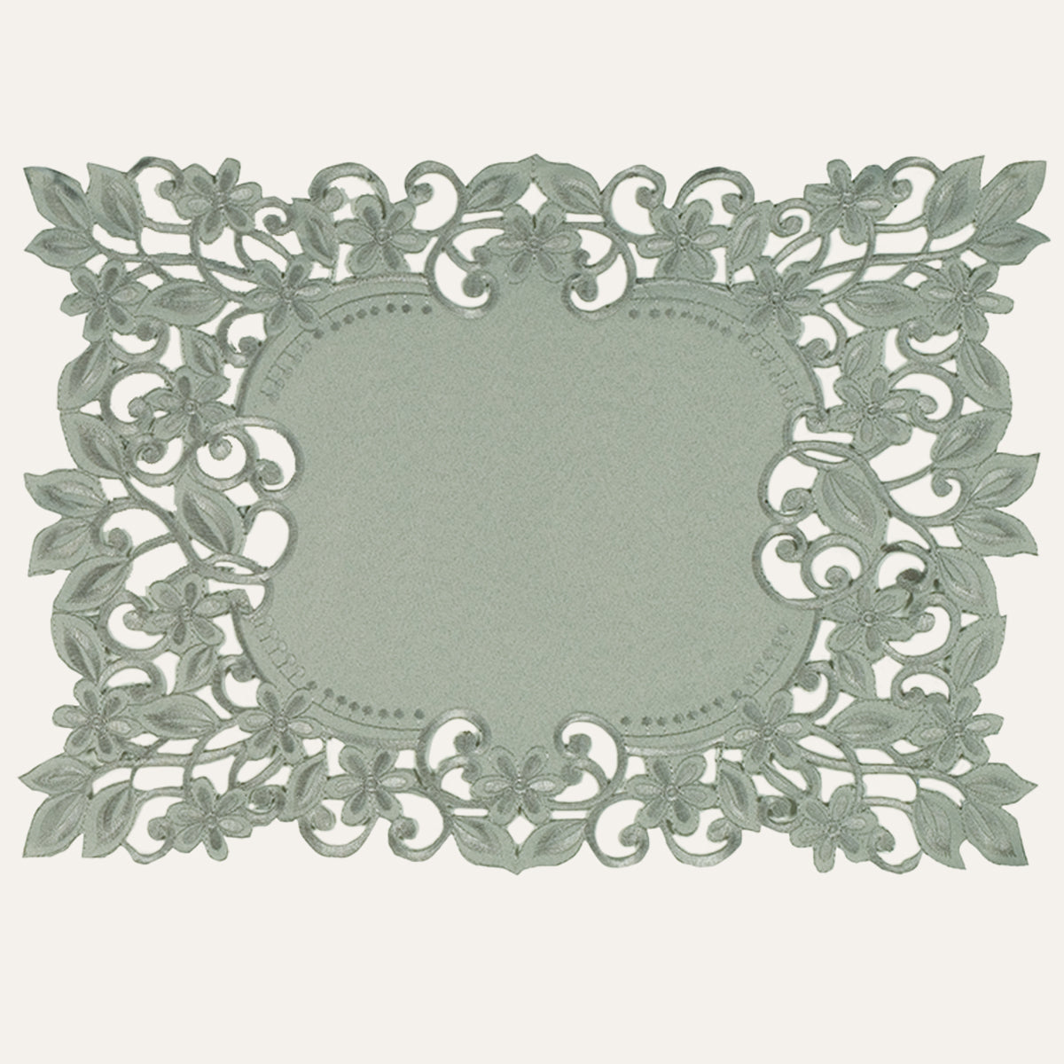 Gray Table Placemats - Alvina Collection - Decozen