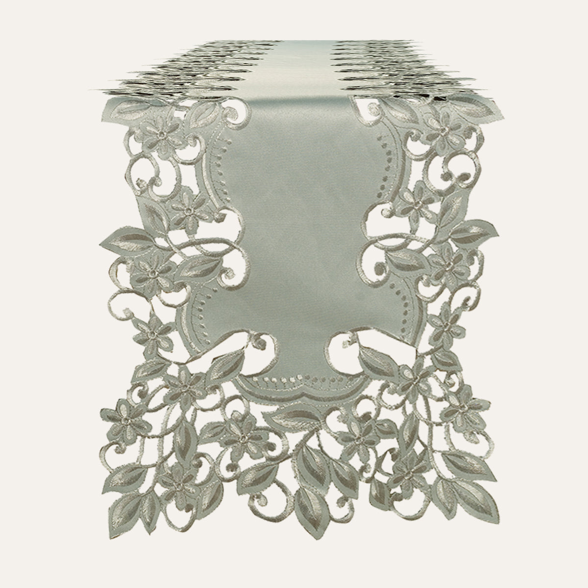 Gray Table Doilies - Alvina Collection - Decozen