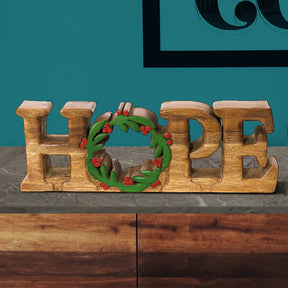 Hope Handmade Wooden Sculpture - Decozen