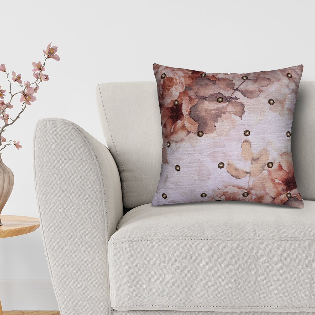 Bird Printed Design Throw Pillow Covers - Set of 4 - Decozen